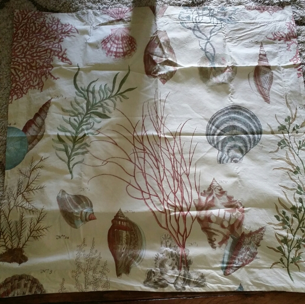 Pottery Barn Ocean Euro Pillow Covers